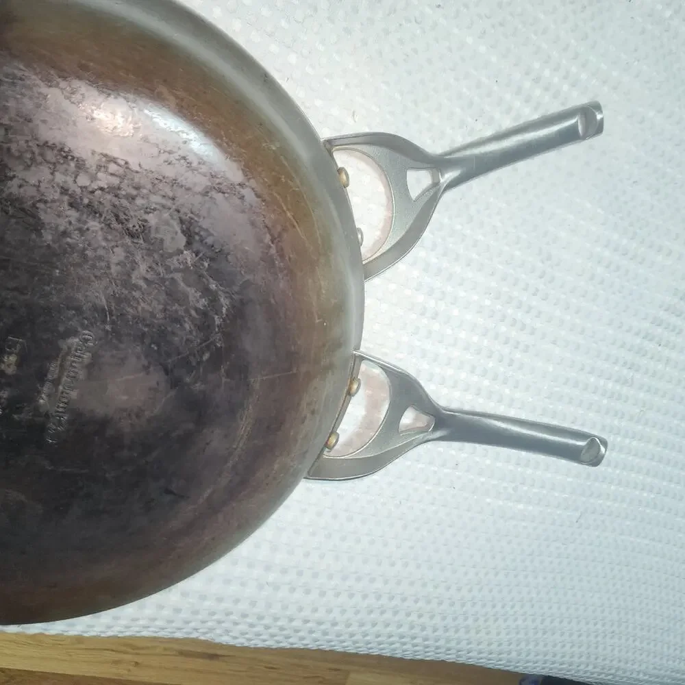 CALPHALON GUC SET OF 2 FRYING PANS 10